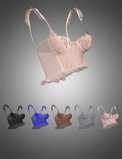 X Fashion Dreams Mesh Lingerie Top For Genesis 8 Females Daz 3D