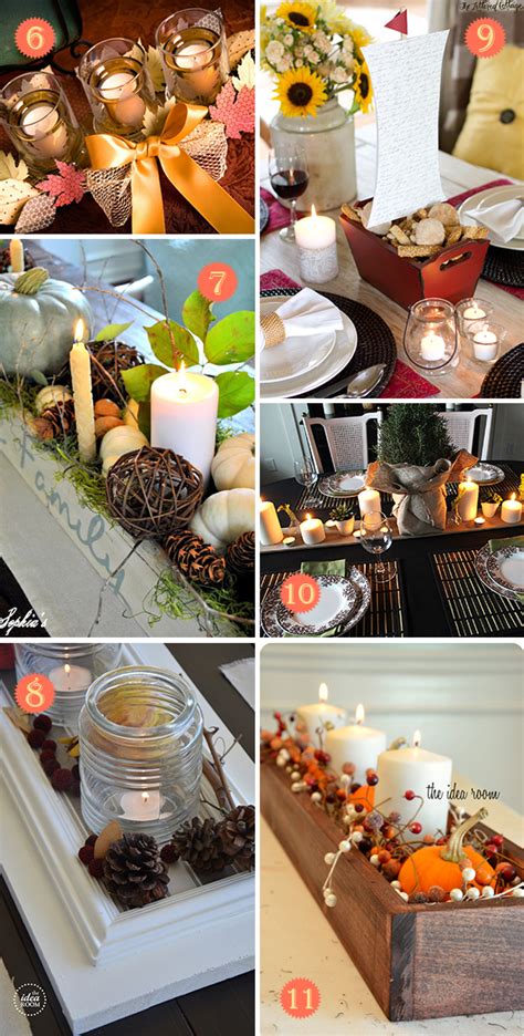 DIY-it! Thanksgiving Centerpieces with Candles! - Creative and Fun ...