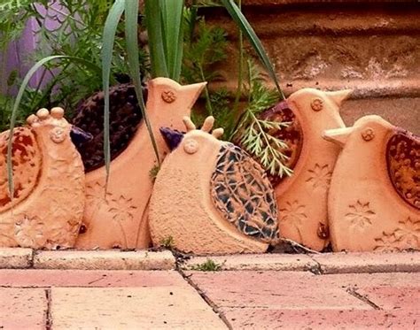 Terracotta Birds Garden Edging Bird Garden Garden Edging Birds