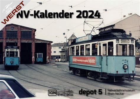 Werst Straßenbahn Kalender 2024