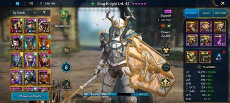 Stag Knight Build : r/RaidShadowLegends