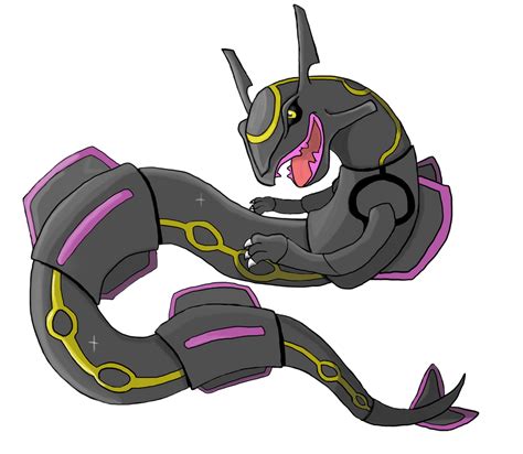 Shiny Rayquaza by Sageish on DeviantArt