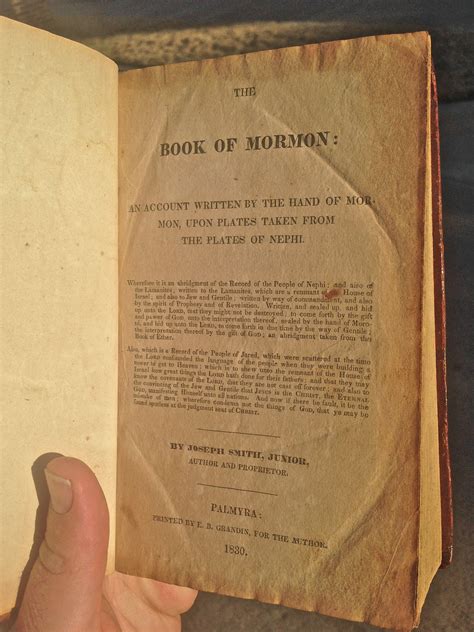 97 Book Of Mormon ~ Two By Two Well Be Marching Door To Door Th