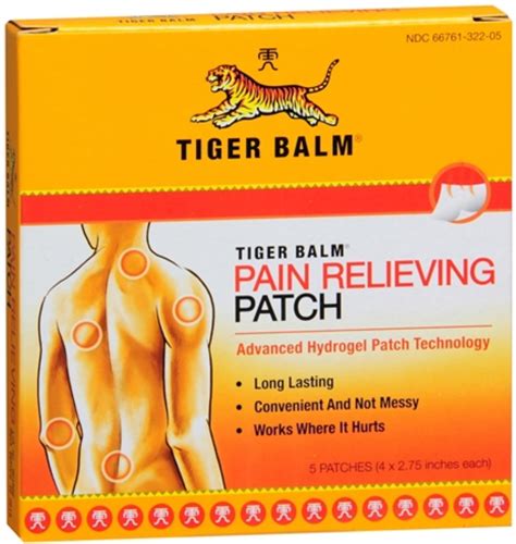 Tiger Balm Patches 5 Each (Pack of 3) - Walmart.com