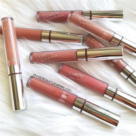Colourpop Nude Lipsticks Ultra Satin Lips And Ultra Matte Lips