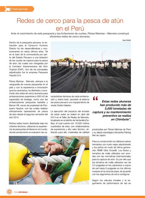 Revista Pesca Responsable N By Sociedad Nacional De Pesquer A Issuu