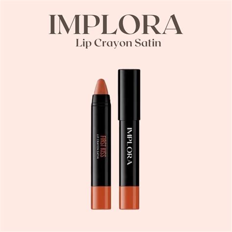 Jual Implora Lip Crayon Satin Lipstick Lip Cream Lipcrayon Bpom