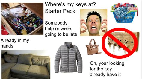 Wheres My Keys Starter Pack Rstarterpacks