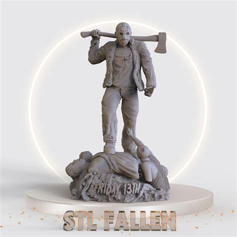 Jason Friday13th 3d Printable Stl File Instant Download Etsy