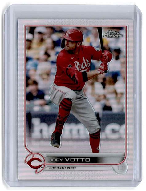 Topps Chrome Refractor Joey Votto Cincinnati Reds Ebay