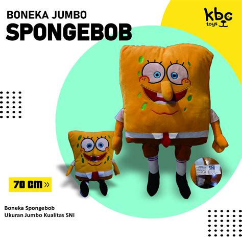 Jual Boneka Spongebob Jumbo 80CM Dan 35CM Kualitas SNI Shopee Indonesia