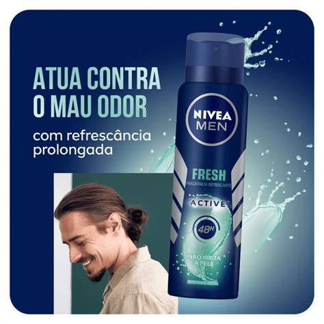 Desodorante NIVEA MEN Fresh Active Beleza Na Web