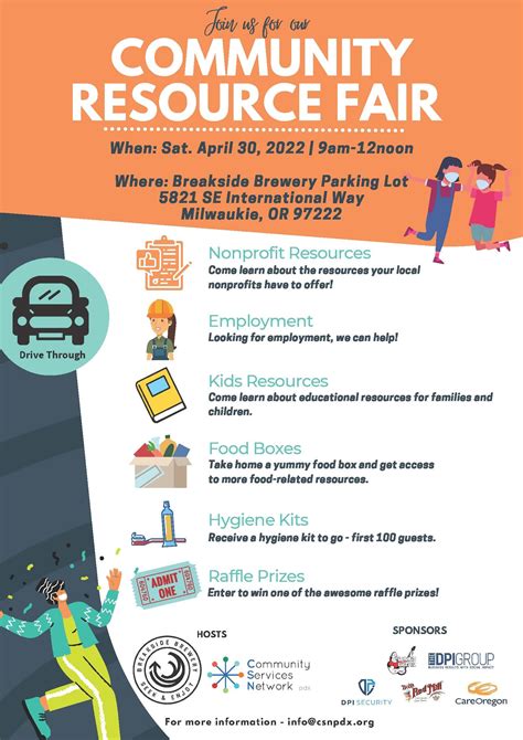 Community Resource Fairs — Community Services Network PDX