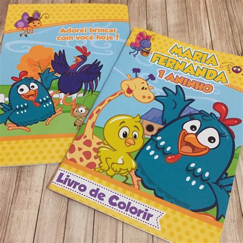 Livro De Colorir Galinha Pintadinha