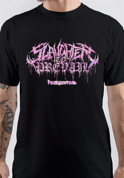 Slaughter to Prevail Mask Logo T-Shirt - Supreme Shirts