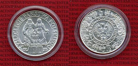 Polen Poland Zloty Silber Polen Zloty Mieszko Und