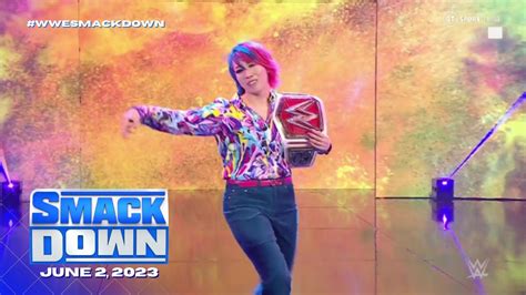 Asuka Entrance As The New Raw Women S Champion WWE SmackDown June 2