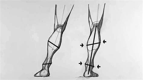 How To Draw Legs Draw Legs Easy Drawing Calf Muscles