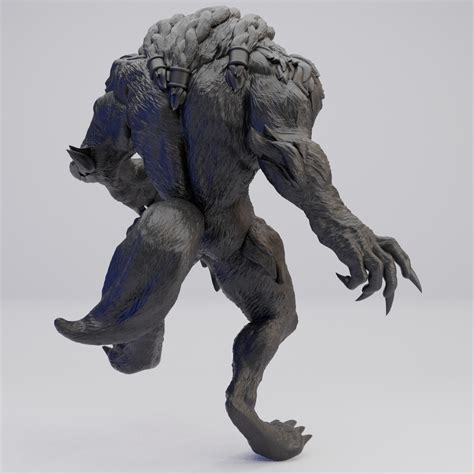 Hot Goblin ウェアウルフ アルファ ミニチュア ホットゴブリン 狼男