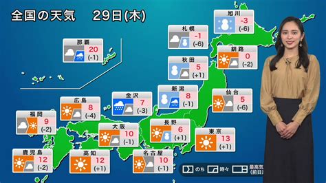 白ウサギ＠鳥取市 On Twitter Rt Wnilive 【動画】 きょう12月29日木の天気 「北日本や北陸は強い雪に注意