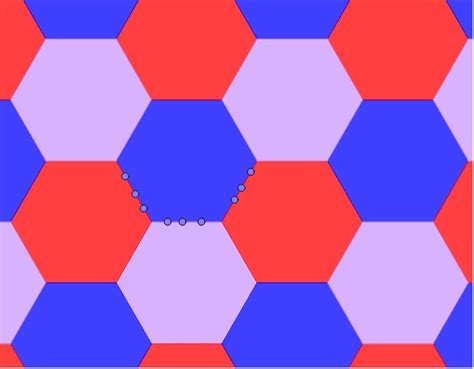 Mosaico Hexagonal Geogebra