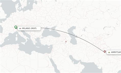 Direct Non Stop Flights From Milan To Amritsar Schedules