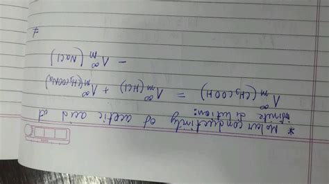 State And Explain Kohlrausch S Law Of Independent Migration Of Ions