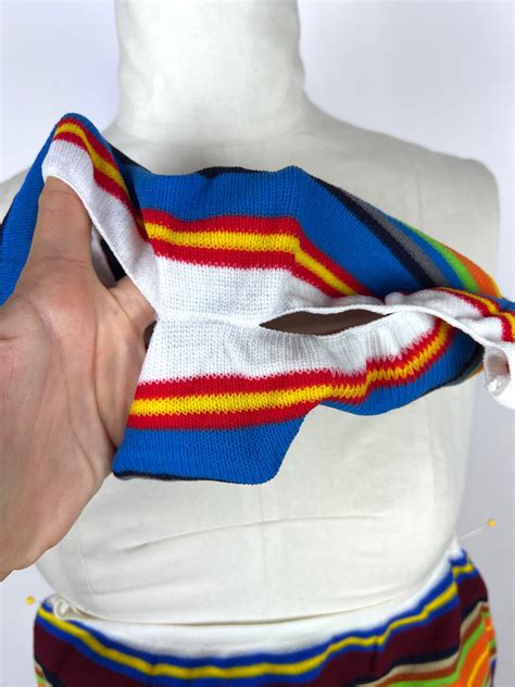 3 Pairs Vintage 70s Hip Hugger Panties Vintage Briefs Striped 1970s Underwear Lingerie