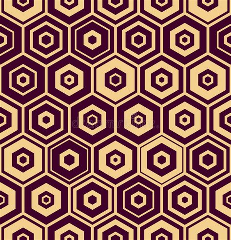 Seamless Hexagon Pattern Stock Vector Illustration Of Mosaic