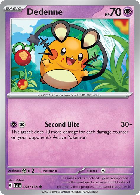 Dedenne Pokémon Myp Cards