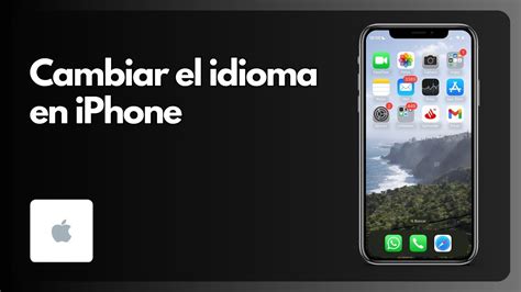 C Mo Cambiar El Idioma En Iphone Youtube