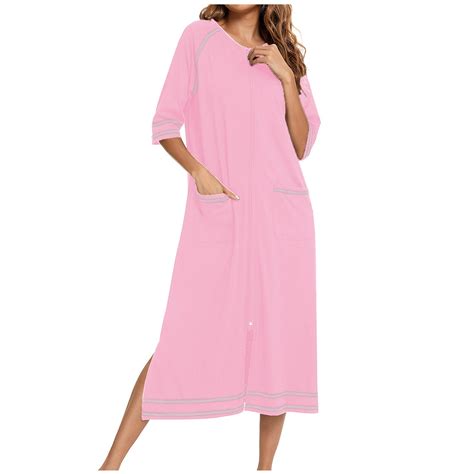 Bellzely Womens Pajamas Plus Size Clearance Women S Winter Warm Nightgown Autumn And Winter