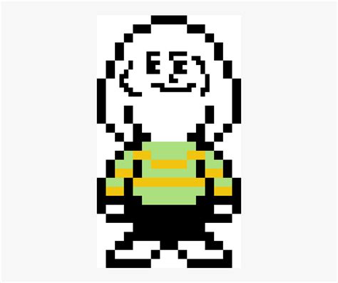 Undertale Asriel Pixel Art , Free Transparent Clipart - ClipartKey