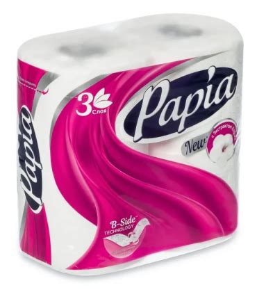 Туалетная бумага Papia - купить туалетную бумагу Papia, цены на Мегамаркет