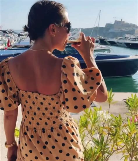 Myleene Klass Flaunts Cleavage In Tiny Red Bikini As She Sizzles On Spanish Getaway Daily Star
