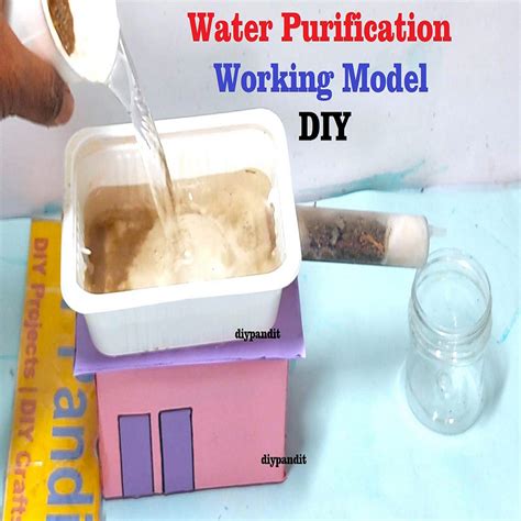 Water Purifier Working Model Science Project Exhibition Diy School