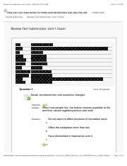 Review Test Submission Unit 1 Exam PRM 220 1227 2364 Pdf Review