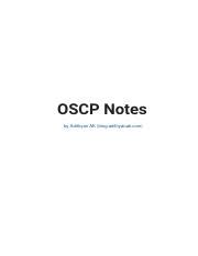 Pdf Oscp Notes By Adithyan Ak Blog Adithyanak