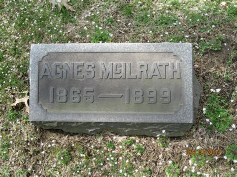 Agnes T Tomlinson McIlrath 1865 1899 Find A Grave Gedenkplek