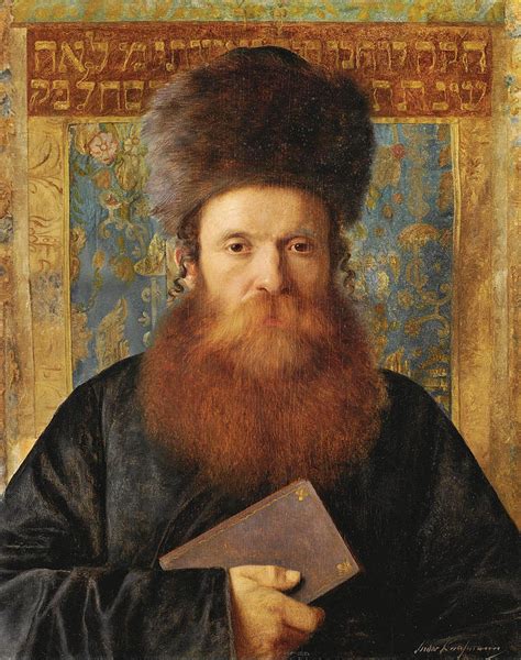 Portrait Of A Rabbi 4 Painting By Isidor Kaufmann Pixels