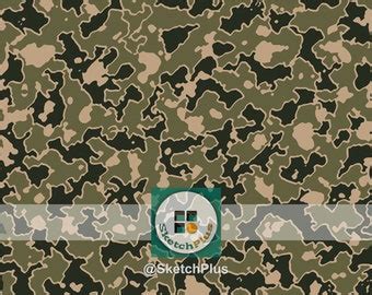 Duck Camouflage Camo Natural Colors Digital Paper Deal Etsy