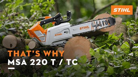 STIHL MSA 220 T TC Cordless Arborist Saws That S Why YouTube