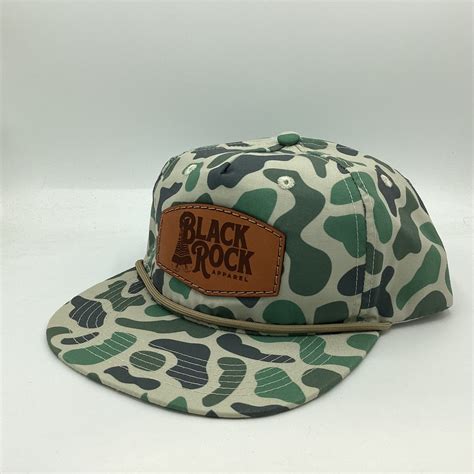 Marsh Leather Patch Rope Hat – Black Rock Apparel