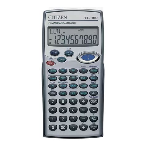 Калькулятор инженерный citizen FEC-1000 - купить с доставкой по ...