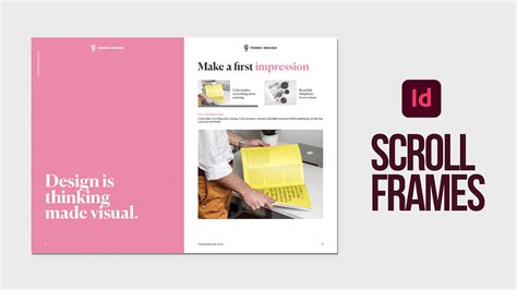 Learn How To Create Universal Scrolling Frames In Adobe Indesign