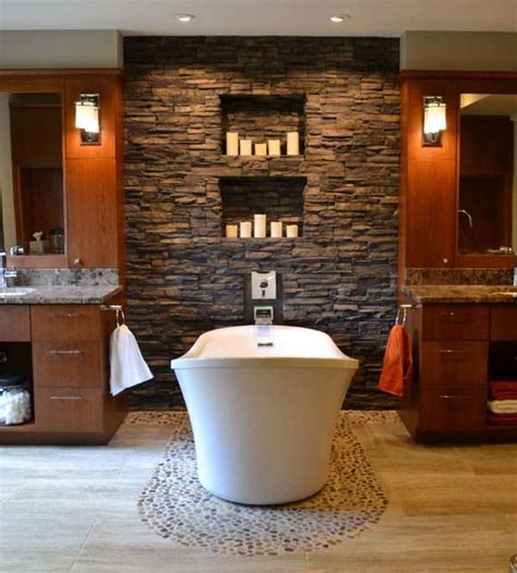 60 Sensational Bathrooms With Natural Stone Walls