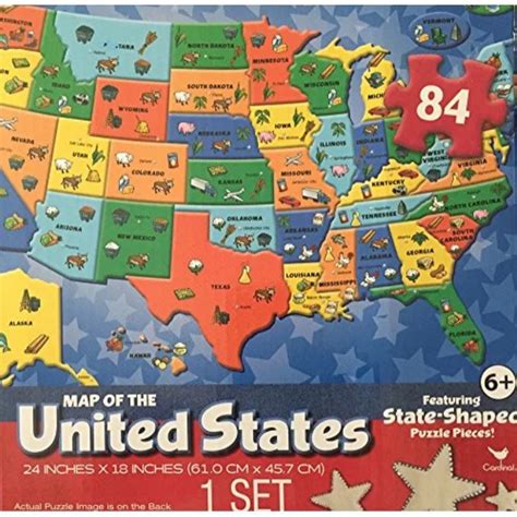 Exploring The World With State Map Puzzle Games World Map Colored Continents