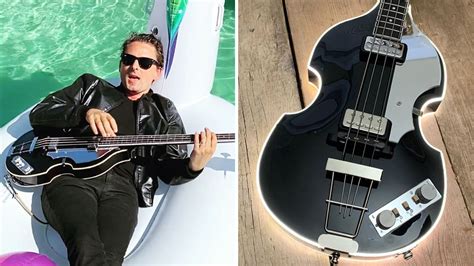 Manson Just Made Matt Bellamy A Bonkers Led Equipped Violin Bass Guitar World