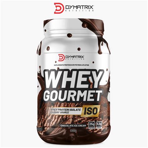 Whey Isolado Gourmet Protein Dymatrix Nutrition 900g Shopee Brasil