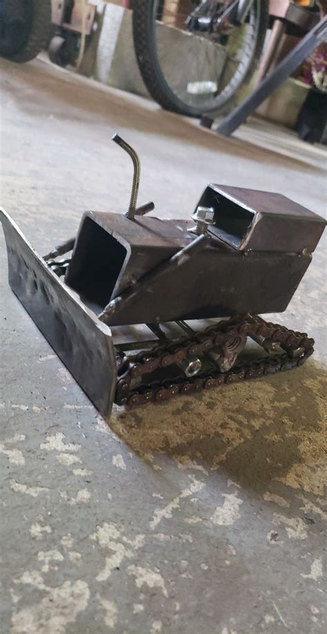 Scrap Dozer Metal Art